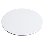O'Creme White Round Mini Board, 2.75" - Pack of 100