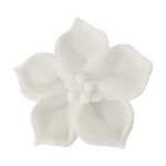 O'Creme White Royal Icing Drop Flower, Set of 16