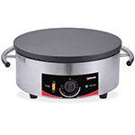 Omcan 16" Portable Round Electric Cast Iron Crepe Maker, 120V
