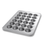 Oversized Muffin Pan Glazed 24 Cups. Cup Size 3-3/16" Dia. 1-1/4" Deep. Overall Size 18" x 26" - Case of 6