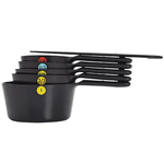 Oxo Good Grips 11110901 Measuring Cups with Scraper, Black