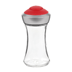 Trudeau Pop Salt or Pepper Shaker with Red Top