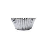 Mini Silver-Foil Baking Cups, 1 1/4" Bottom x 1" High, Pack of 40
