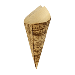 PacknWood 2-Layer Bamboo Leaf Cone, 6.7" High - Case of 1000