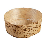 PacknWood Mini Bamboo Leaf Condiment-Holder Basket, 2.2" x 1" - Pack of 50
