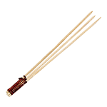 PacknWood 3-Prong Bamboo Skewer with Tied End, 3.5" - Pack of 100