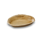 Packnwood MINI PALMEGG Palm Leaf Egg Shaped Mini Plate, 1.6 oz, 3.5" x 2.4" x 0.6" H, Case of 100