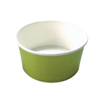 Packnwood Buckaty Round Green To Go Container, 32 oz., 5.9" Dia. x 3" H, Case of 360