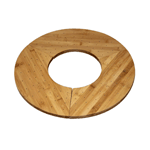 Packnwood Donut Bamboo Pick Holder, 40 Cavities, 16" x 5" x 0.6" H, Case of 3