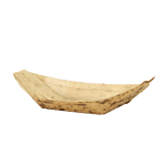 PacknWood Bamboo Leaf Serving Boat, 3.7