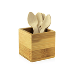 Packnwood Bamboo Mini Cutlery Holder, 2.5