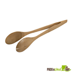 Packnwood Bamboo Serving Tongs, 10