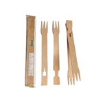 Packnwood Beginners Wrapped Wooden Fork Chopsticks, 7", Case of 1000