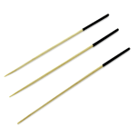 Packnwood Black End Bamboo Pick, 3.5", Case of 2000