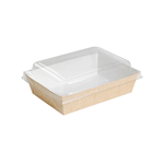 Packnwood Brown Paper Salad Box, 28 oz, 9