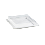 Packnwood Clear Recyclable Lid for 210APUTRP23, 10.4" x 10.8" x 1.4" H, Case of 100