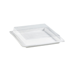 Packnwood Clear Recyclable Lid for 210APUTRP3, 10.4" x 10.8" x 1.4" H, Case of 200