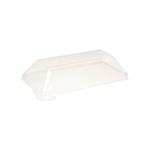 Packnwood Clear Recyclable Lid for 210KLAR1365, 5.11" x 2.55", Case of 200