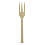 Packnwood Compostable & Heat Proof Bamboo Fiber Fork, 6", Case of 1000