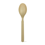 Packnwood Compostable & Heat Proof Bamboo Fiber Spoon, 6", Case of 1000 