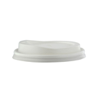 Packnwood CPLA Lids for 8 oz Double Wall Cups, 3.15" Dia., Case of 1000