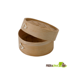 Packnwood Dim Sum Mini Bamboo Steamer,  2.75" X 1.9" - Case of 200