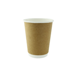 Packnwood Double Wall Compostable Kraft Paper Cups, 12 oz, 3.5