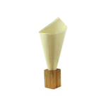 Packnwood Dual Use Bamboo Pick and Cone Holder, 1.18" x 1.18" x 2.16" H, Case of 50