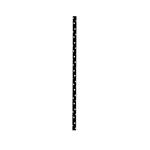 Packnwood Unwrapped Durable Black & White Polka Dot Paper Straws, .2" Dia. x 7.75", Case of 3000