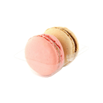 Packnwood Insert for 2 Macarons with Clip Closure, 2.5" x 2.6" x 1" - Case of 250