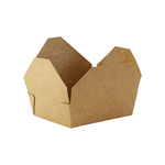 Packnwood Kraft Meal Box, 8 oz, .4.75 x 3.8" x 1.4" H, Case of 500