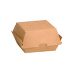 Packnwood Kraft Mini Burger Box, 3.5" x 3.5" x 2" H, Case of 450