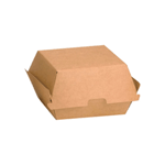 Packnwood Kraft Mini Burger Box, 3.5