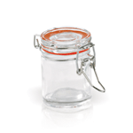 Packnwood Mini Glass Seal Jars, 1.5 oz, 1.6" Dia. x 2.5" H, Case of 24