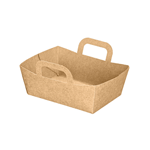 Packnwood Mini Kraft Basket, 9 oz, 3.75" x 2.75" x 1.4" H, Case of 500