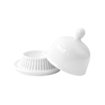 Packnwood Mini Porcelain Bell Dish, 1 oz, 3.25