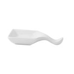 Packnwood Mini White Square Spoon, 3.4" x 2" x 0.58" - Case of 24
