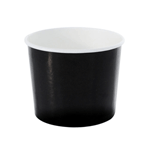 Packnwood NOIR Black Paper Cup, 10 oz., 3.5" Dia. x 3" H, Case of 500