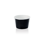 Packnwood NOIR Black Paper Cup, 3 oz., 2.95" Dia. x 1.4" H, Case of 1000