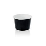 Packnwood NOIR Black Paper Cup, 4.1 oz., 2.9" Dia. x 1.9" H, Case of 1000
