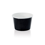 Packnwood NOIR Black Paper Cup, 5 oz., 3.15" Dia. x 1.8" H, Case of 1000