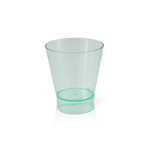 Packnwood Pavlos Transparent Green Cup, 6 oz., 3" Dia. x 3.5" H, Case of 200