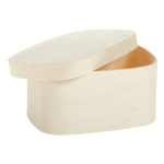 Packnwood Rectangular Wood Box, 4.2" x 3" x 2" - Case of 100