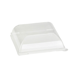 Packnwood Recyclable Clear Lid for 210BCHIC1111, 4.40" x 4.40" x 1.41" H, Case of 100