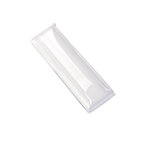 Packnwood Recyclable Clear Lid for 210BCHIC279, 10.8" x 3.54" x 1.18" H, Case of 100