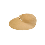 Packnwood Round Kraft Greaseproof Cone Sheets, 15" Dia. - Case of 500