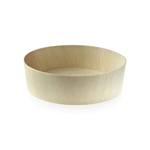 Packnwood Round Wooden Bowl, 5.7" Dia. x 1.75" - Case of 100