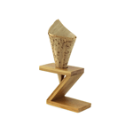 Packnwood Z Shaped Single Bamboo Cone Holder, 3.5" x 2.5" H, Case of 10
