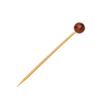 Packnwood Sports Themed Bamboo Skewers, Basketball, 4.7