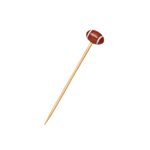 Packnwood Sports Themed Bamboo Skewers, Football, 4.7